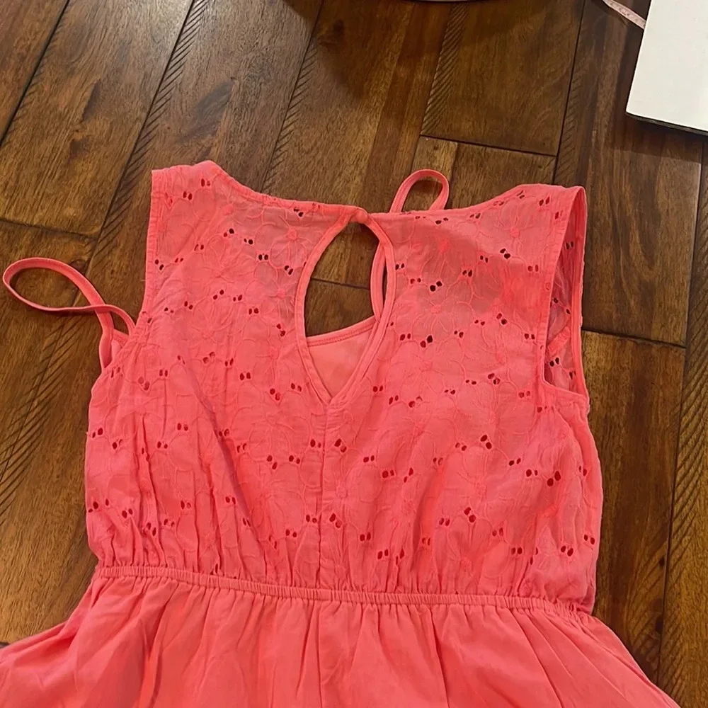 Bebop Midi Eyelet Tiered Dress size M - Picture 8 of 16